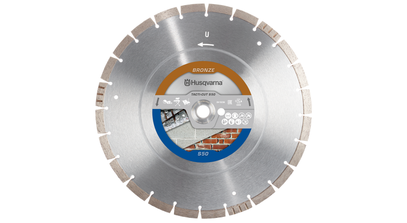 Husqvarna TACTI-CUT S50 PLUS Diamond Blade | Fast, Durable Cutting