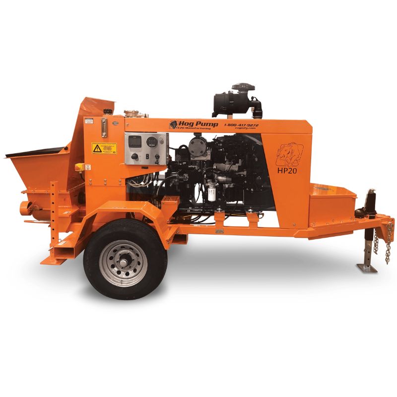 Concrete Pump Trailer - EZG Hog Pump