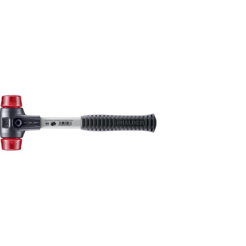 Halder 3706.040 SIMPLEX Plastic Soft-Face Mallet w/ Steel Housing & Fiberglass Handle1.9 lbs Head
