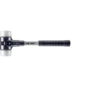 Halder 3707.060 Simplex Mallet with Superplastic Inserts Heavy Duty Reinforced Housing and Fiberglass Handle