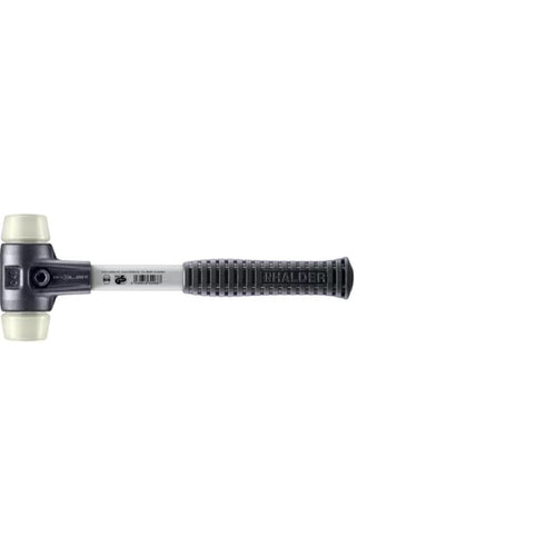 Halder 3708.040 SIMPLEX Nylon Soft-Face Mallet w/ Steel Housing & Fiberglass Handle