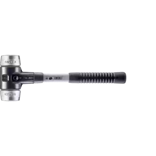 Halder 3709.060 Simplex Mallet with Aluminum Inserts Heavy Duty Reinforced Housing and Fiberglass Handle