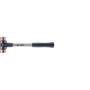 Halder 3704.030 SIMPLEX soft-face mallet Copper; with reinforced cast iron housing and fibre-glass handle
