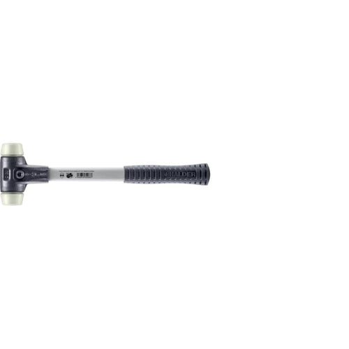 Halder 3708.030 Simplex Mallet with Nylon Inserts  Heavy Duty Reinforced Housing and Fiberglass Handle