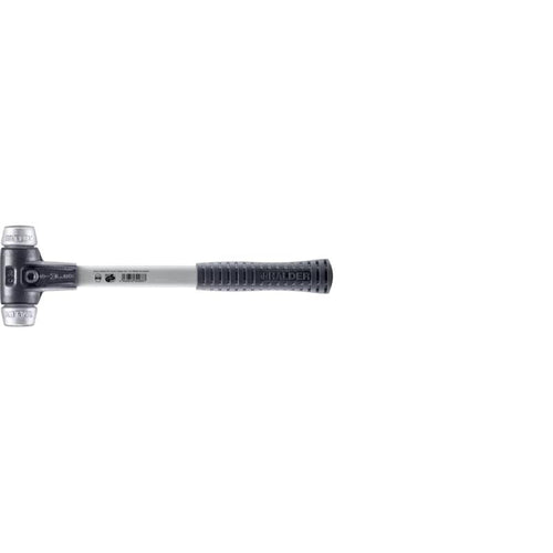 Halder 3709.030 Simplex Mallet with Aluminum Inserts Heavy Duty Reinforced Housing and Fiberglass Handle