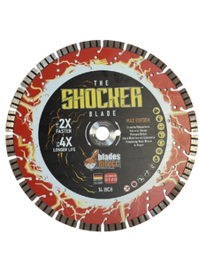 THE WORLD FAMOUS SHOCKER DIAMOND BLADE - Max Edition - 14" Inches - Granite, Natural Stone, Pavers & Concrete