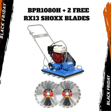 Load image into Gallery viewer, Bartell Global Vibratory Paver - BPR1080H - 4 or 5 Roller-  BLACK FRIDAY SPECIAL WITH 2 FREE 14&quot; SHOXX RX13 BLADES!
