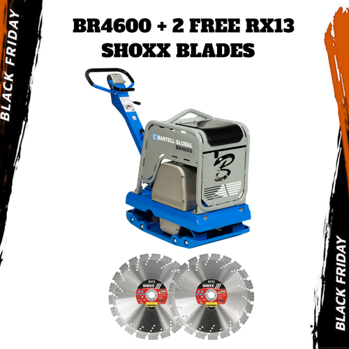 BR4600 Reversible Plate Compactor - BLACK FRIDAY SPECIAL WITH 2 FREE 14