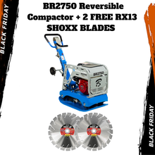 Load image into Gallery viewer, BR2750 Reversible Compactor- BLACK FRIDAY SPECIAL WITH 2 FREE 14&quot; SHOXX RX13 BLADES!
