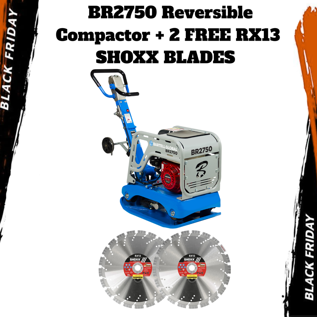 BR2750 Reversible Compactor- BLACK FRIDAY SPECIAL WITH 2 FREE 14