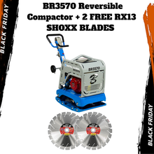 Load image into Gallery viewer, BR3570 Reversible Compactor - BLACK FRIDAY SPECIAL WITH 2 FREE 14&quot; SHOXX RX13 BLADES!