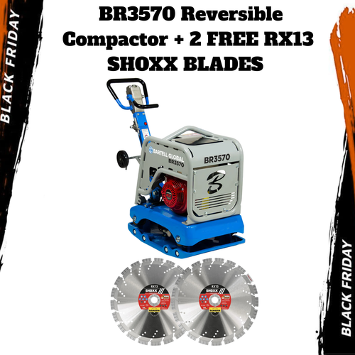 BR3570 Reversible Compactor - BLACK FRIDAY SPECIAL WITH 2 FREE 14