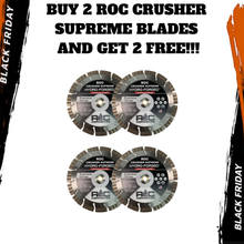 Load image into Gallery viewer, ROC Abrasives: 9” or 10” Roc Crusher TSEG Supreme Diamond Blade DOUBLE BOGO DEAL!!!