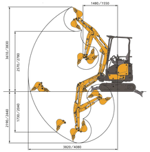 Load image into Gallery viewer, KATO 17V5 Mini Excavator