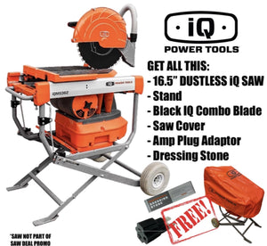 SPECIAL! iQMS362i 16.5" Dust Control Masonry Saw 362i