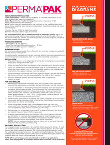 Perma-Edge Perma Paks Concrete Edge Restraint Diagram