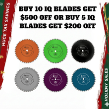 Load image into Gallery viewer, 16.5&quot; Q-Drive IQ SAW BLADES AUTO DISCOUNT DEAL - BUY 10 BLADES GET $500 OFF OR BUY 5 BLADES GET $200 OFF! ADD TO CART TO SEE INSTANT SAVINGS!