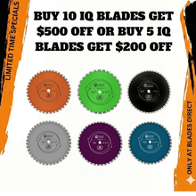 Load image into Gallery viewer, 16.5" Q-Drive IQ SAW BLADES - LIMITED TIME OFFER - ADD TO CART TO SEE DEAL!