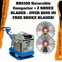 Load image into Gallery viewer, BR5100 Reversible Compactor - WITH 2 FREE 14" SHOXX RX13 BLADES! - HUGE TAX WRITE-OFFS &amp; SAVINGS!!