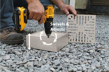 Load image into Gallery viewer, Quick-E-Adjustable Patio Drain Plastic