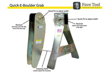 Load image into Gallery viewer, Quick-E-Boulder Grab Attachment