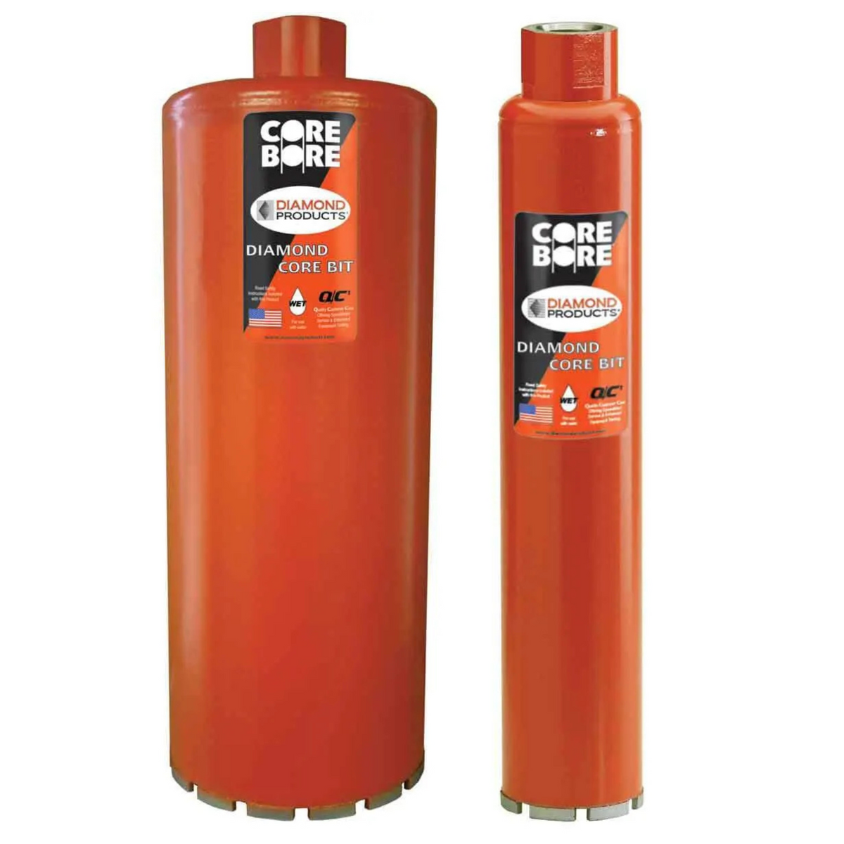Core Bore Heavy Duty Orange Wet Diamond Core Bits – Blades Direct