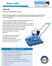 Load image into Gallery viewer, Weber VPR 700