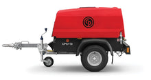 Load image into Gallery viewer, Chicago Pneumatic CPS110 110 CFM Portable Tow Behind Air Compressor with Kubota Engine
