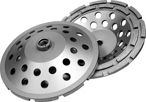 Delux-Cut Segmented Cup Grinders Double Row