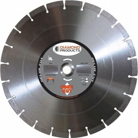 Delux-Cut Segmented Dry Walk Behind Diamond Blades