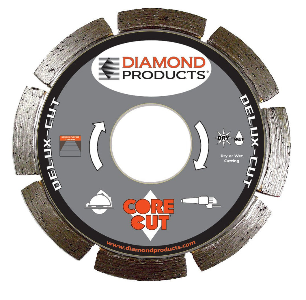 Delux-cut Segmented Small Diameter Diamond Blade