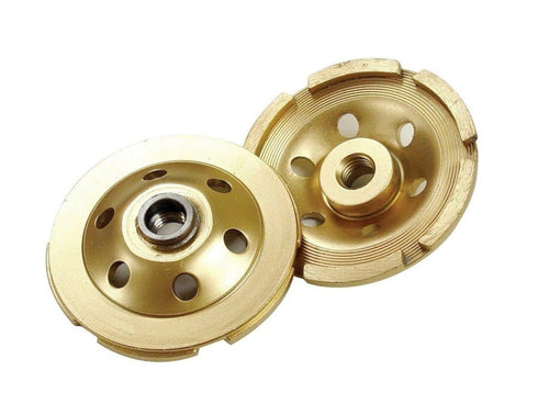 Double Row Standard Gold Segmented Cup Wheel Grinder