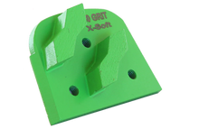 Load image into Gallery viewer, SlideMAG Grinding Segment for Hard to Very Hard Concrete - Green Pack of 9