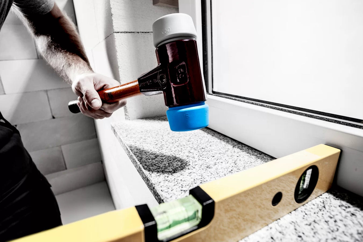 Halder 3001.030 Simplex Mallet with Soft Blue Rubber Inserts 11.61 inc ...