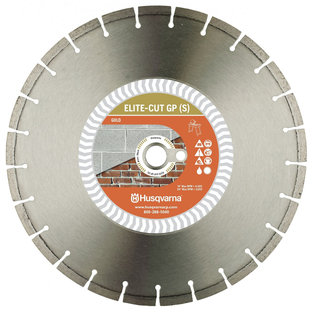 Elite-Cut Silent Core Masonry Series Husqvarna Diamond Blade