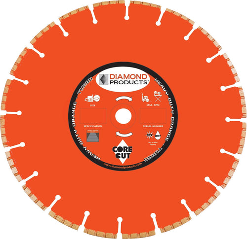 Heavy Duty Orange H.P. Turbo Blades