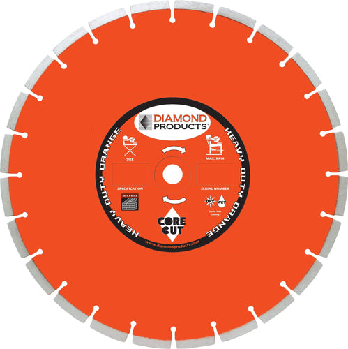 Heavy Duty Orange Segmented Masonry Diamond Blades