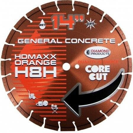 Heavy Duty Orange MAXX High Speed Diamond Blades - H10H