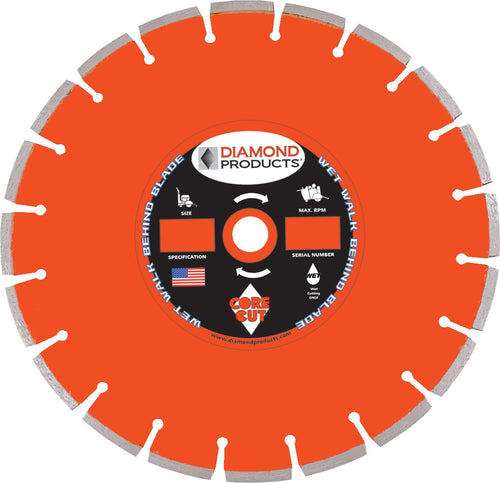 Pro Heavy Duty Orange Cured Concrete Diamond Blades