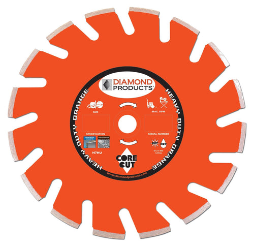 Heavy Duty Orange Ultimate High Speed Diamond Blades