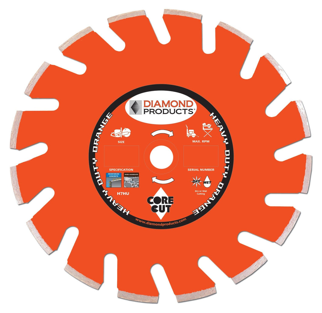 Heavy Duty Orange Ultimate High Speed Diamond Blades