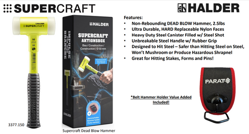 Halder Supercraft 50 (3377.150) Box Set w/ Hammer Holder Value Added