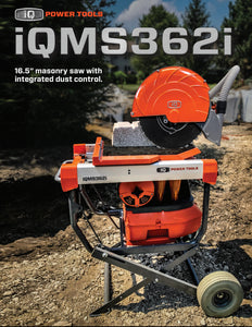 iQMS362i 16.5" Dust Control Masonry Saw 362i