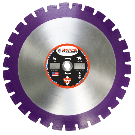 Imperial Purple Asphalt/Green Concrete Diamond Blades