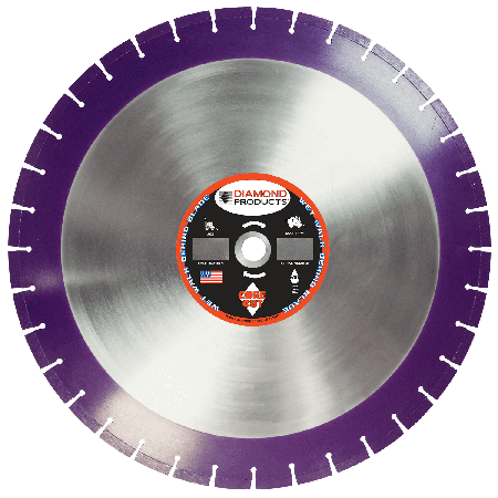 Imperial Purple Cured Concrete Diamond Blades