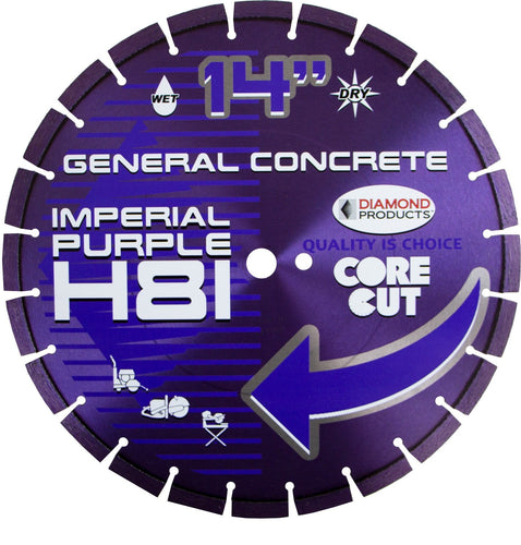 Imperial Purple High Speed Diamond Blades