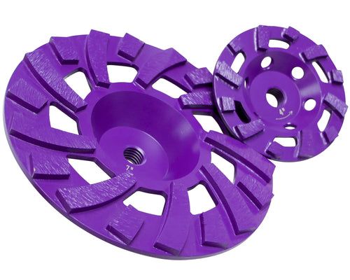 Imperial Purple Spiral Turbo Cup Grinders