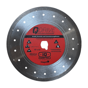 10" x .060 Q-Drive Plus-Tile Blade Dry Diamond - Finishing Touch