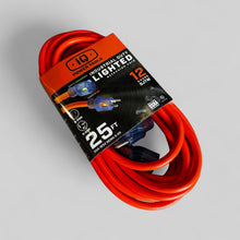 Load image into Gallery viewer, iQ Power Tools Heavy-Duty Extension Cord – 25ft &amp; 50ft (20 Amp, Lighted, SJTW)