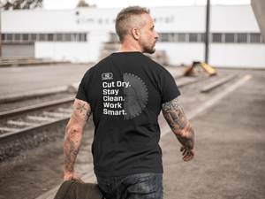 Super Soft Short Sleeve T-Shirt – Cut Dry | Stay Clean | Work Smart | Half Blade